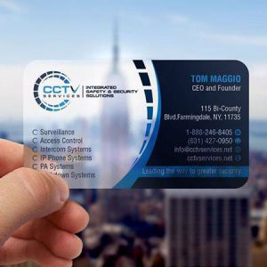 کارت ویزیت PVC شیشه ای - تصویر 1