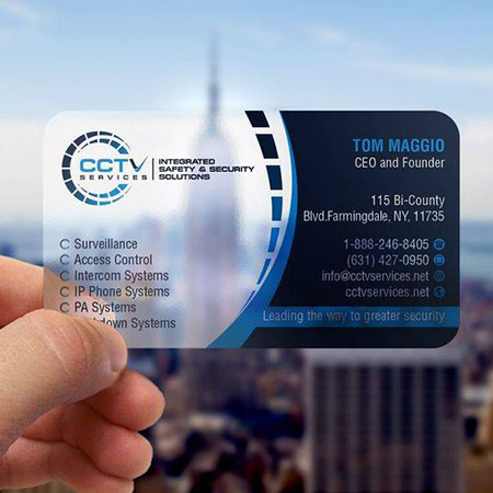 کارت ویزیت PVC شیشه ای